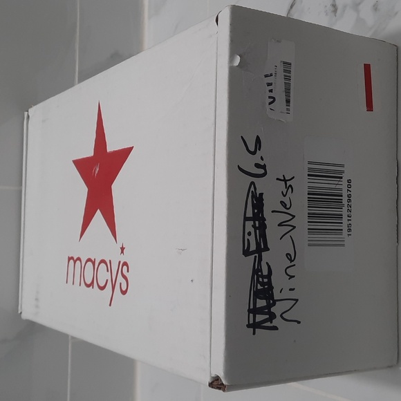 NEW NINE WEST MINDFUL CREAM /BONE 3" BLOCK HEEL Size 6.5 - Picture 14 of 14